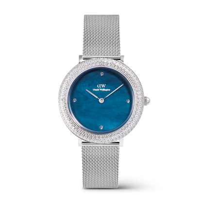 Crystalline Bezel Sterling Blue