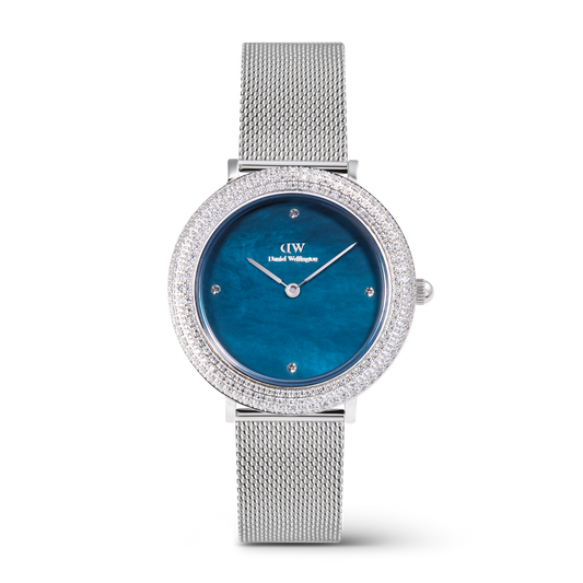 Crystalline Bezel Sterling Blue