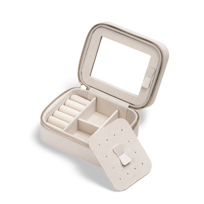 Travel Jewellery Box White