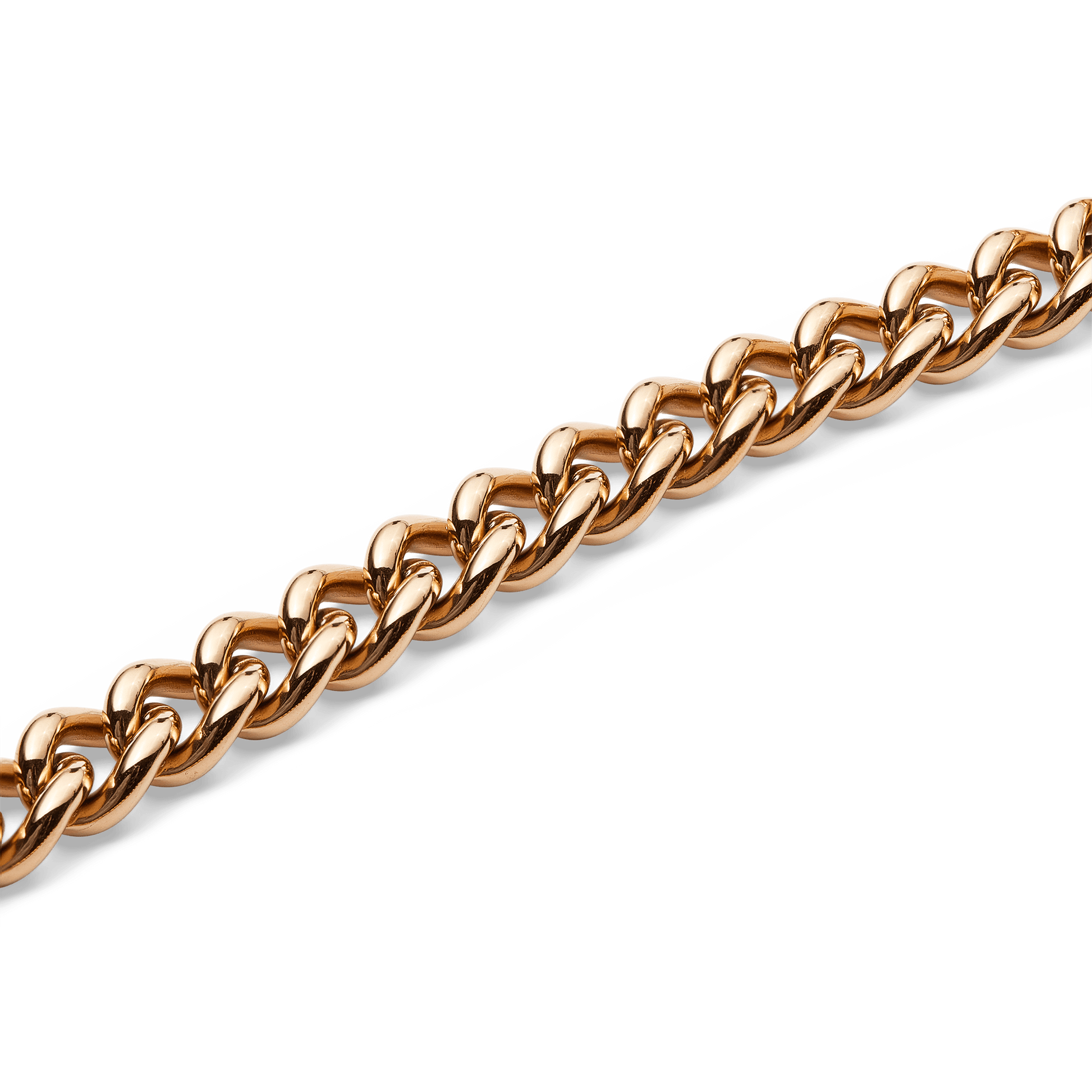 Chunky Chain Necklace Rose Gold