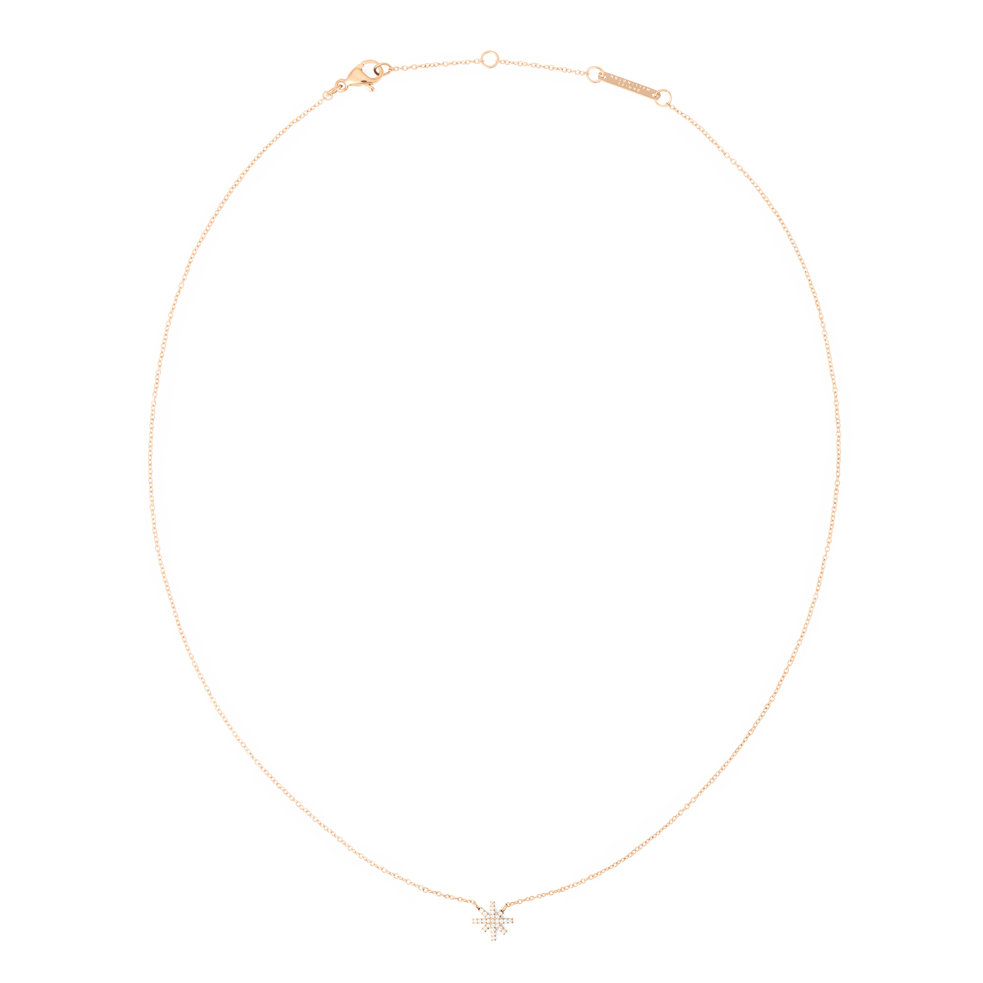 Mirelle Star Necklace Rose Gold
