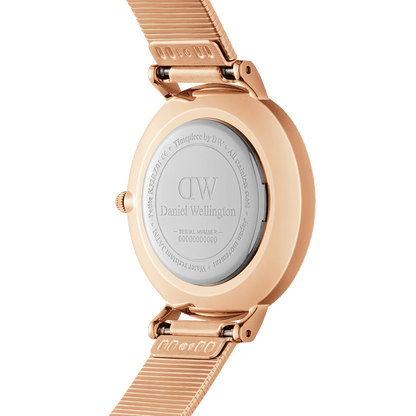 Petite Lumine Pressed Piano White MoP Rose Gold