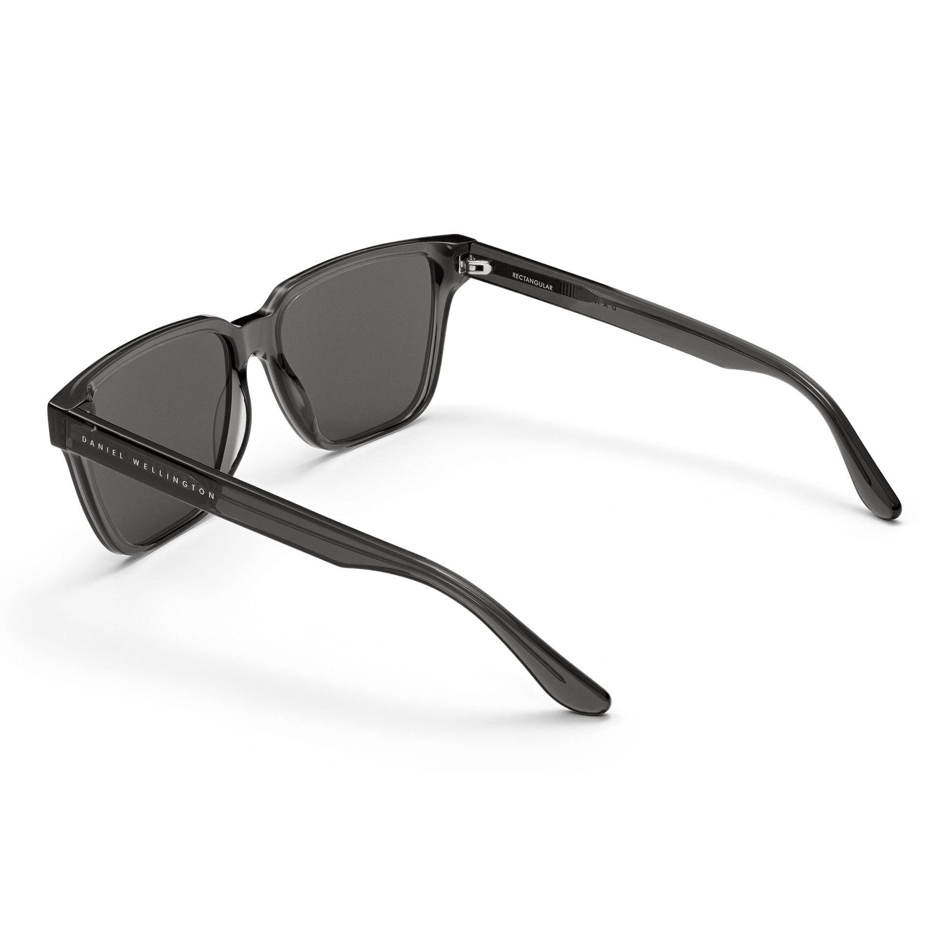 Rectangular Bio-Acetate Grey Grey