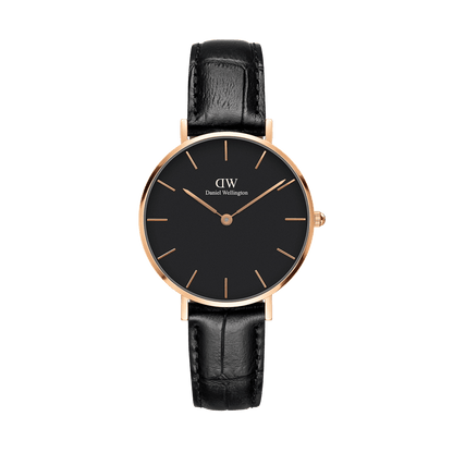 Petite Reading Black Rose Gold