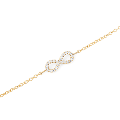 Mirelle Infinity Bracelet Gold