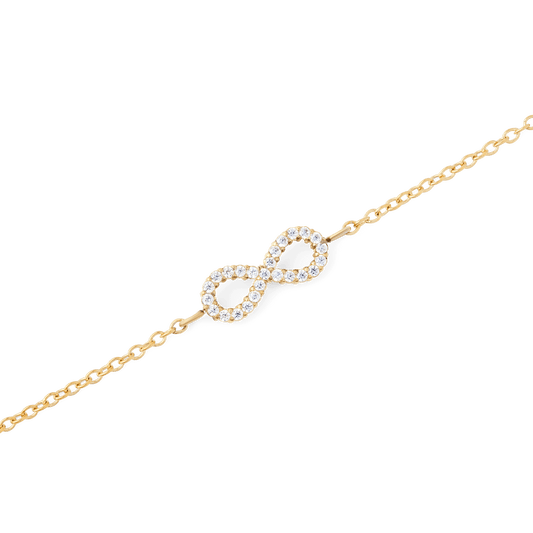 Mirelle Infinity Bracelet Gold
