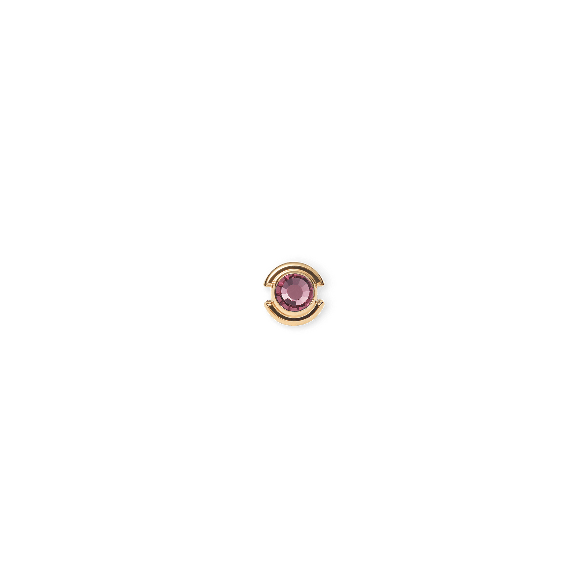 February Charm Gold