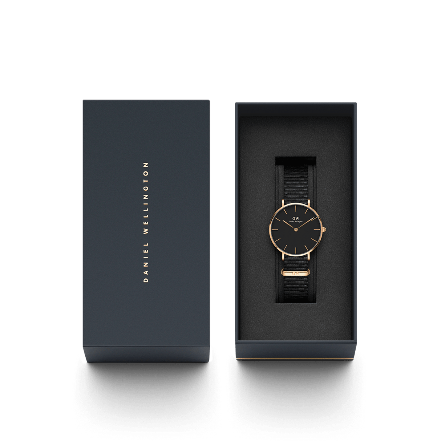 Petite Cornwall Black Rose Gold