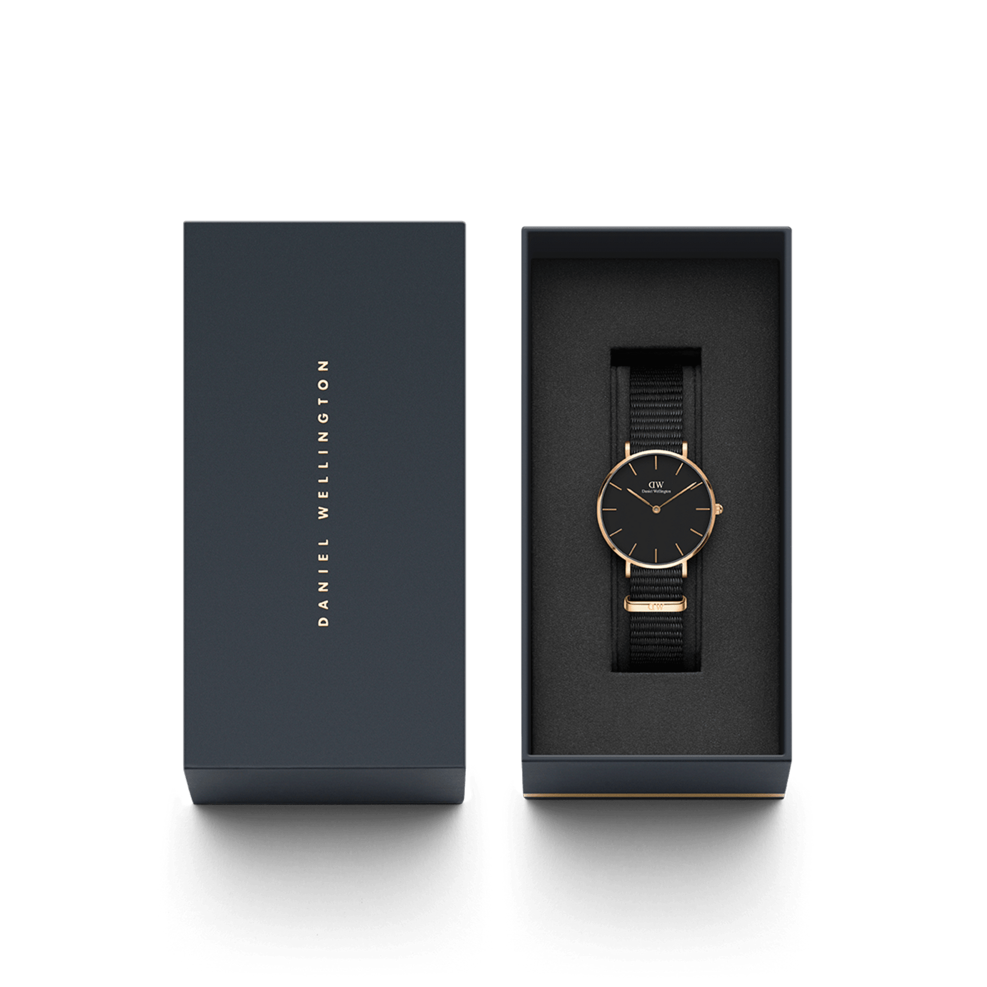 Petite Cornwall Black Rose Gold
