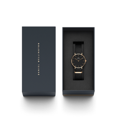 Petite Cornwall Black Rose Gold