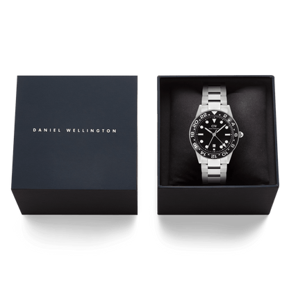 Iconic GMT Link Black Ceramic Bezel Silver