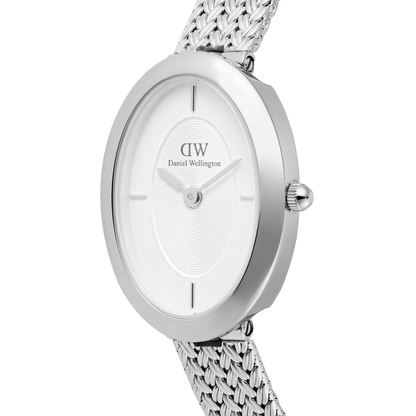 Juliette Braided Mesh White Sunray Silver