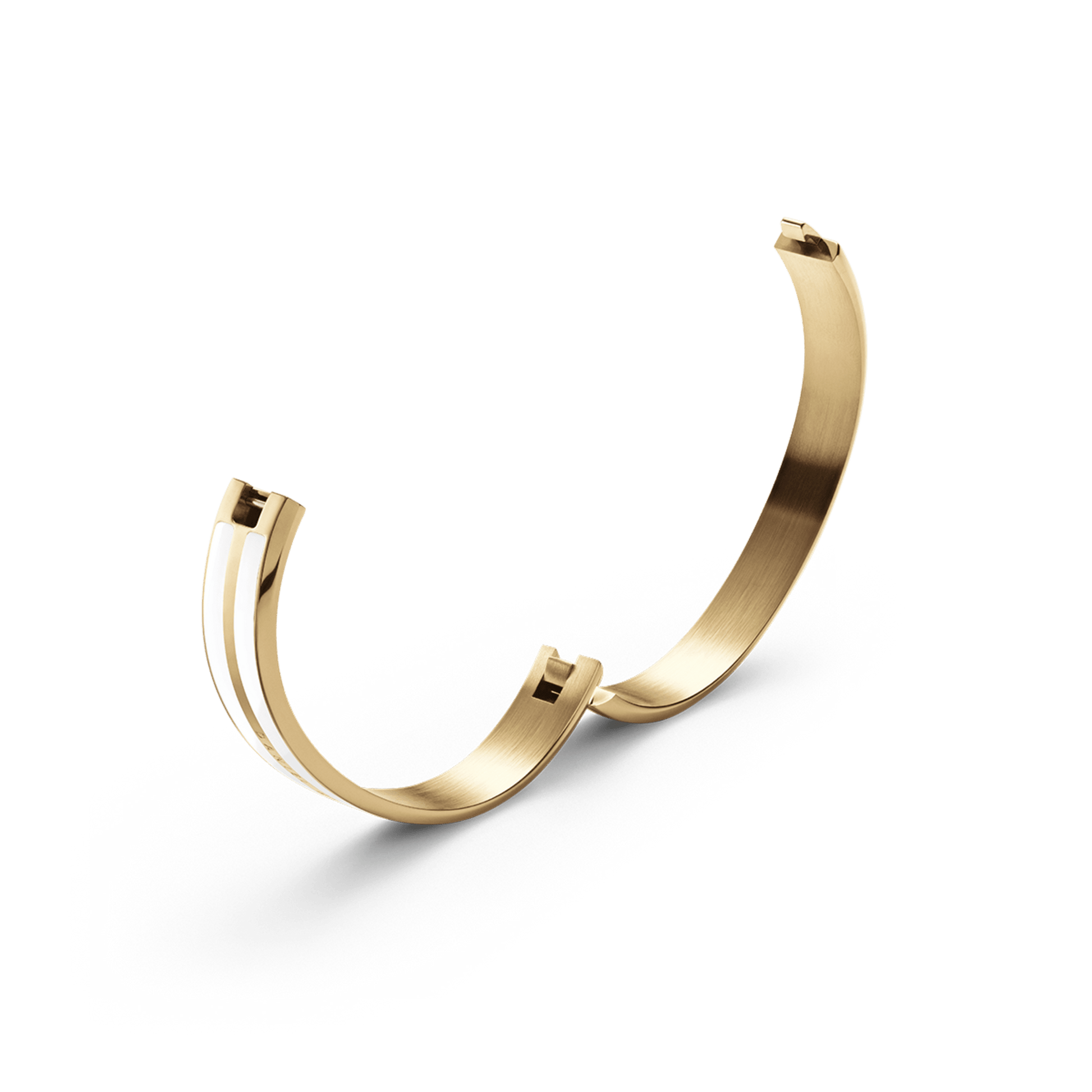 Emalie Infinite Gold Satin White