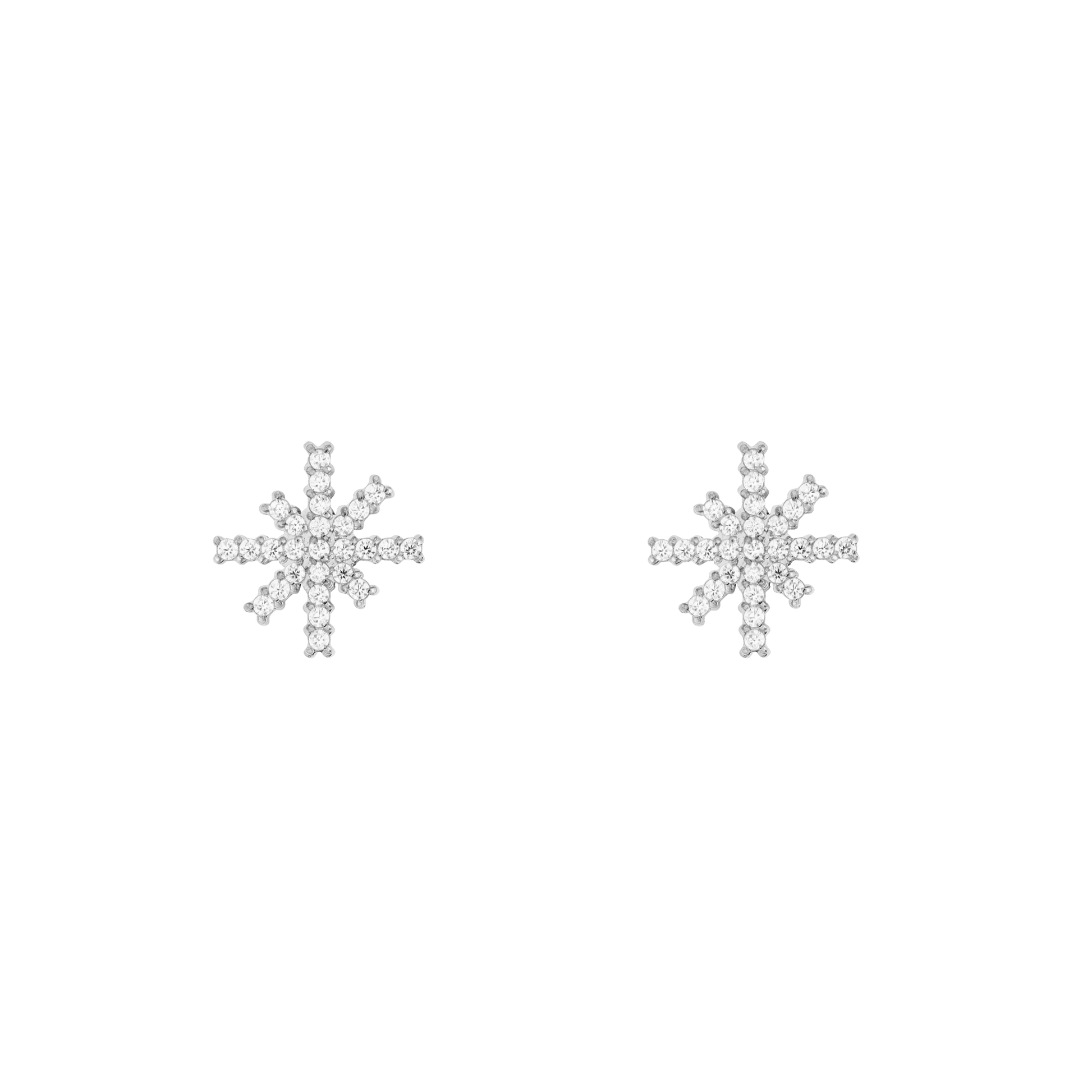 Mirelle Star Earrings Silver