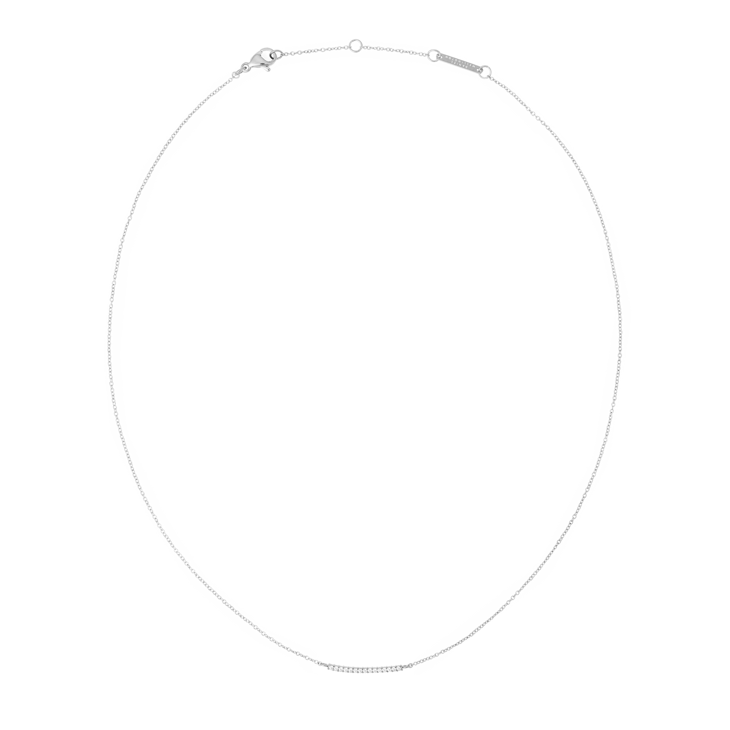 Mirelle Eternity Necklace Silver