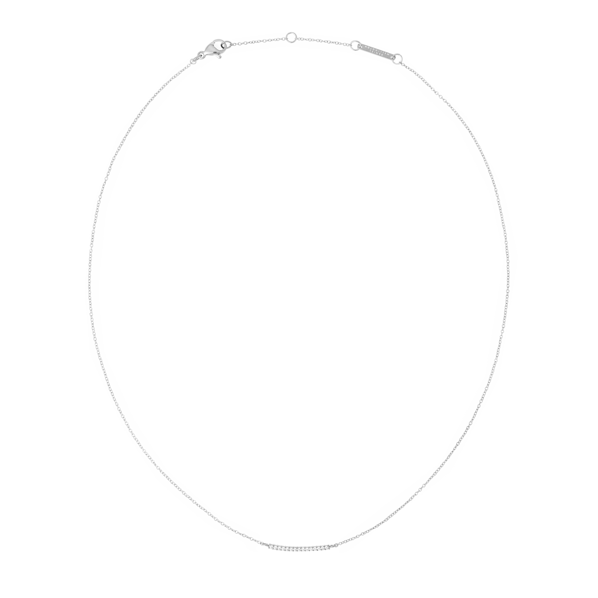 Mirelle Eternity Necklace Silver
