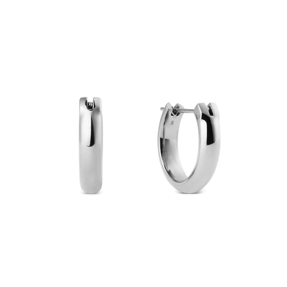 Arch Earrings Silver 12mm