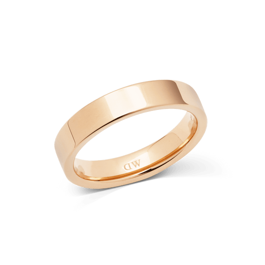 Line Ring Polished Rose Gold 4.5mm