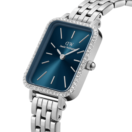 Quadro Lumine Bezel 5-Link Arctic Silver