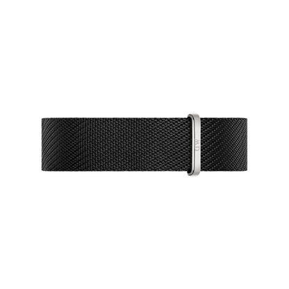 Iconic Black NATO White Dial
