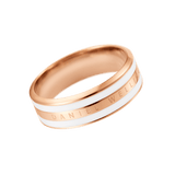 Rose Gold/Satin White