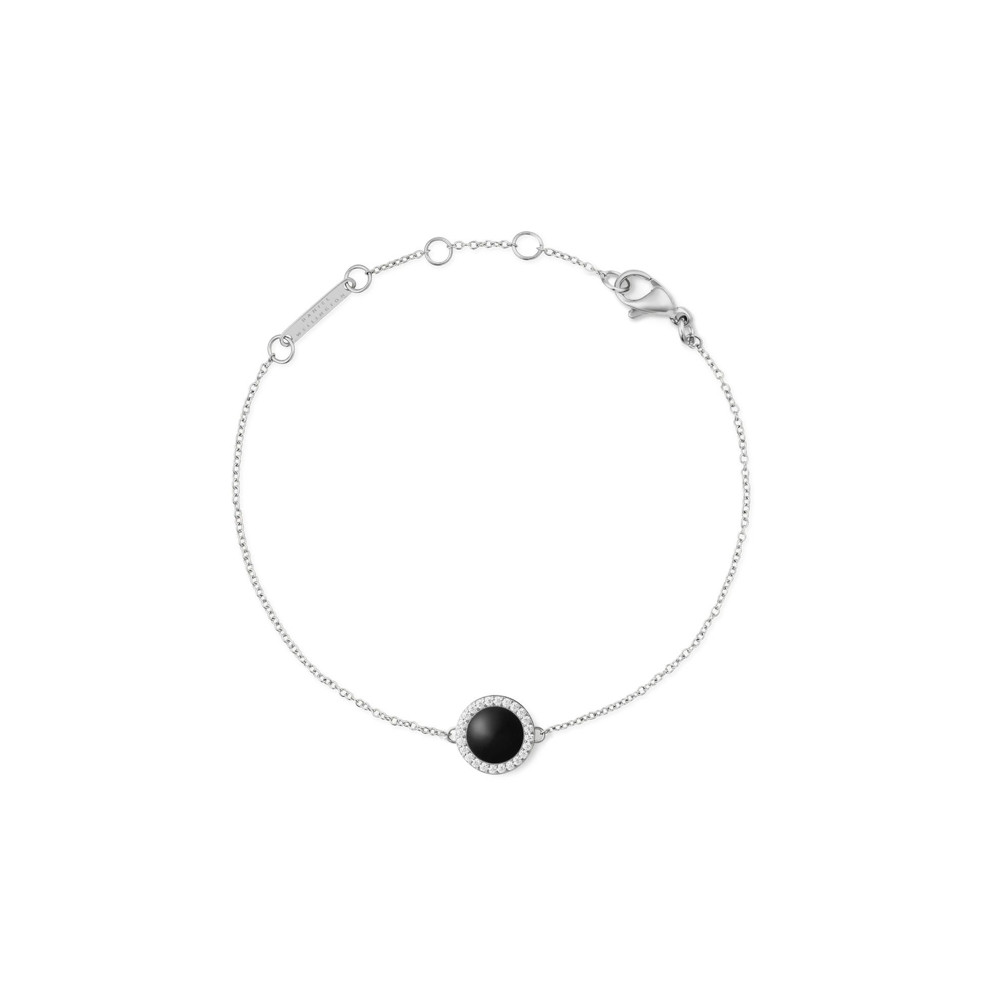 Audrey Bracelet Black Agathe Silver