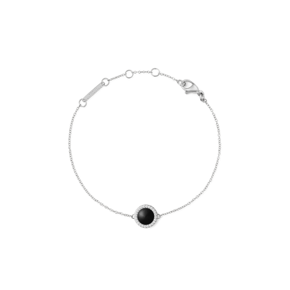Audrey Bracelet Black Agathe Silver