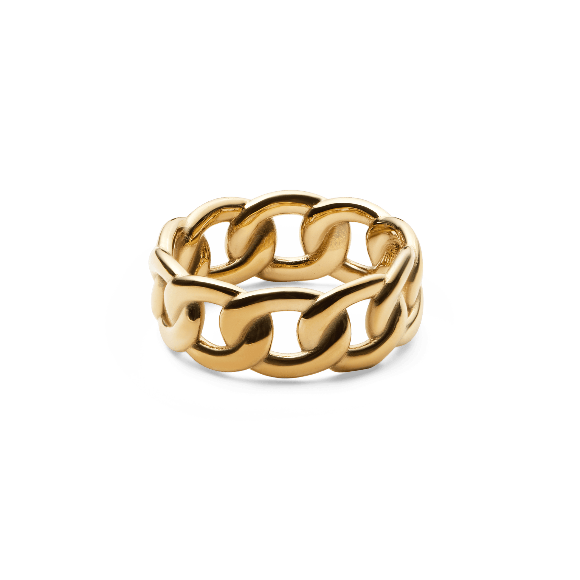 Chunky Chain Ring Gold