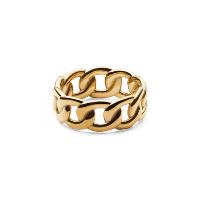 Chunky Chain Ring Gold