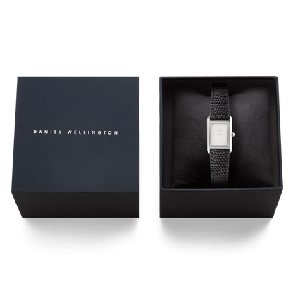 Bound Mini Black Lizard Silver