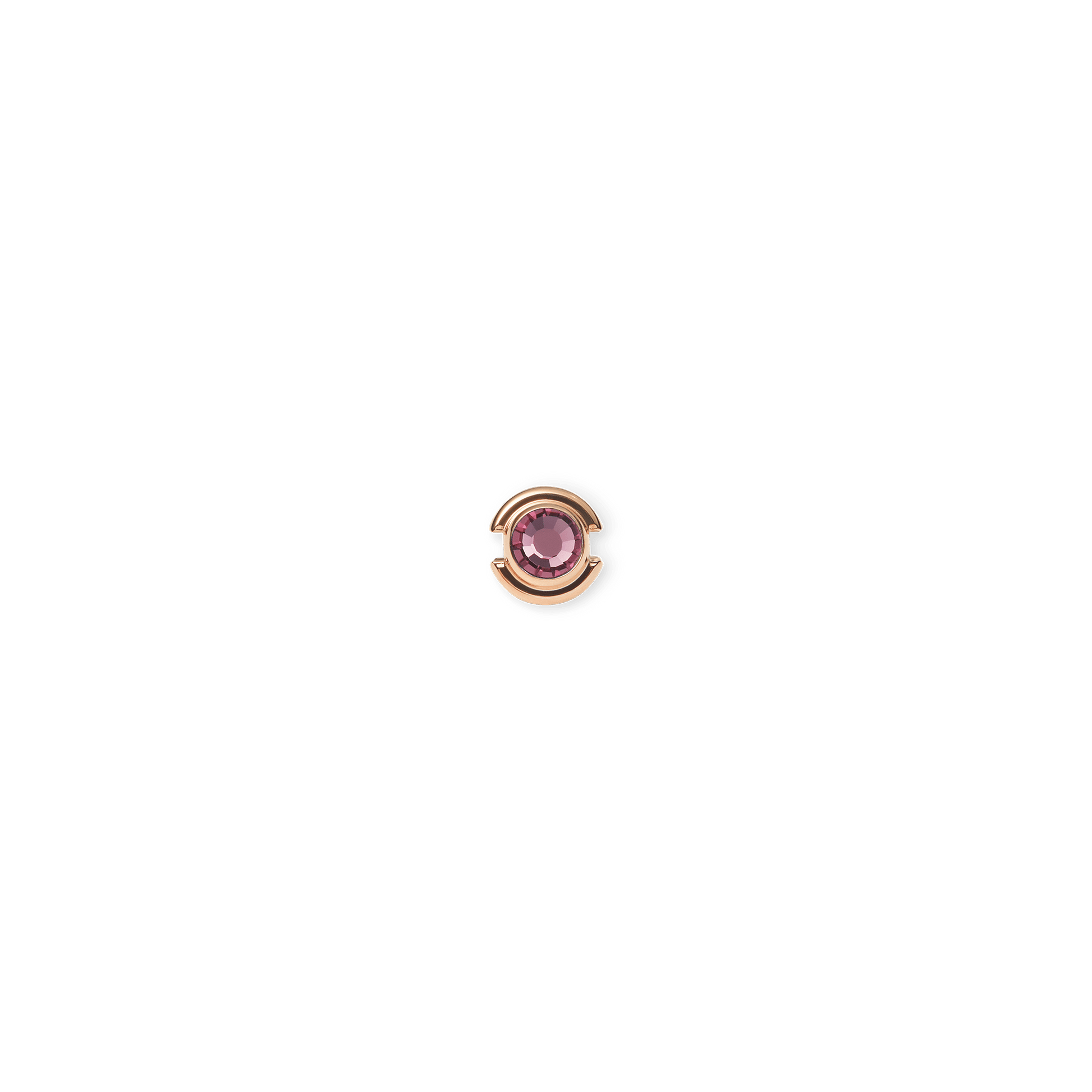 February Charm Rose Gold