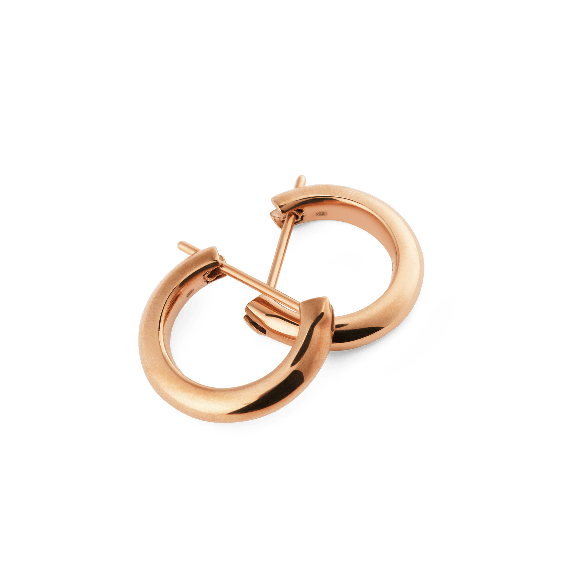 Arch Earrings Rose Gold 9mm