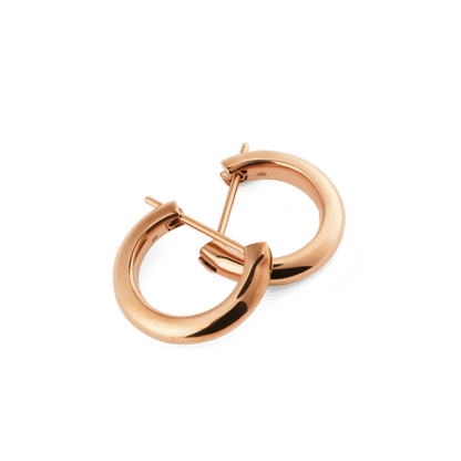 Arch Earrings Rose Gold 9mm