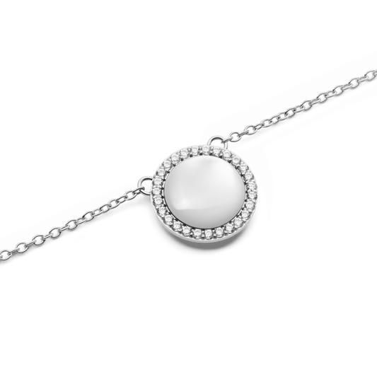 Audrey Necklace Mother of Pearl Silver
