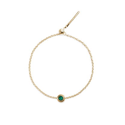 February Charm Gold