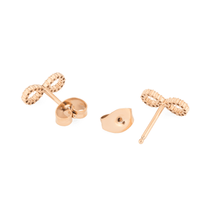 Mirelle Infinity Earrings Rose Gold