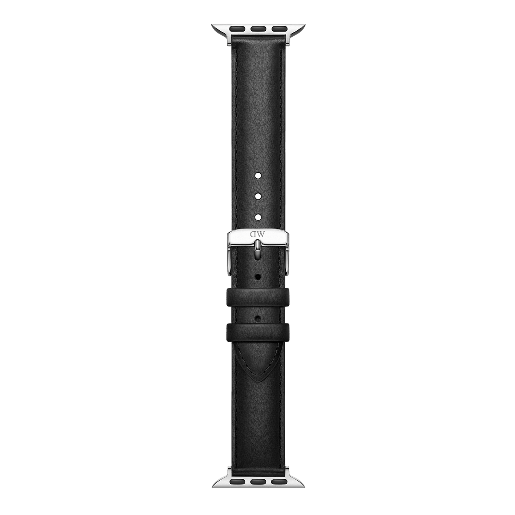 Smartwatch Strap Leather Silver