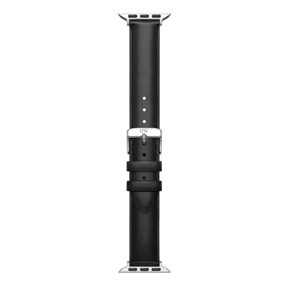 Smartwatch Strap Leather Silver