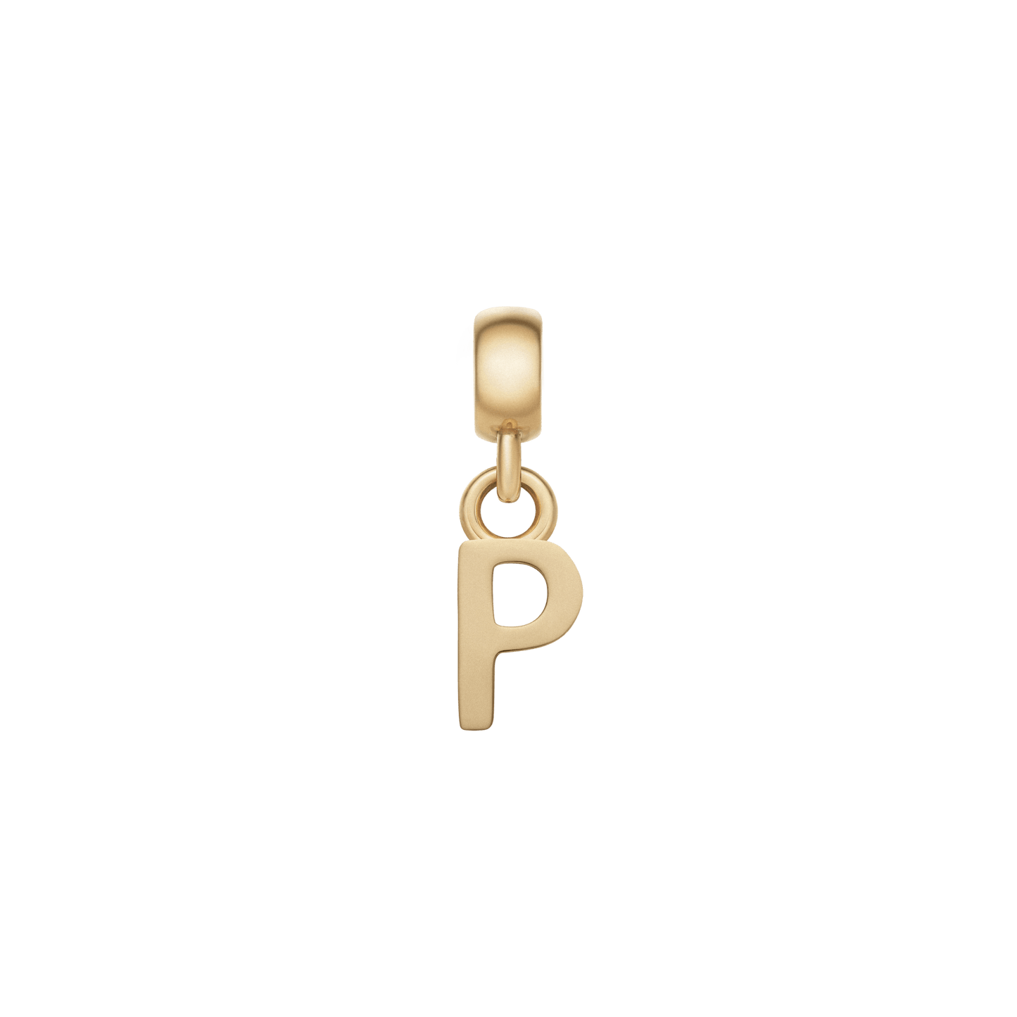 Letter Charm Gold