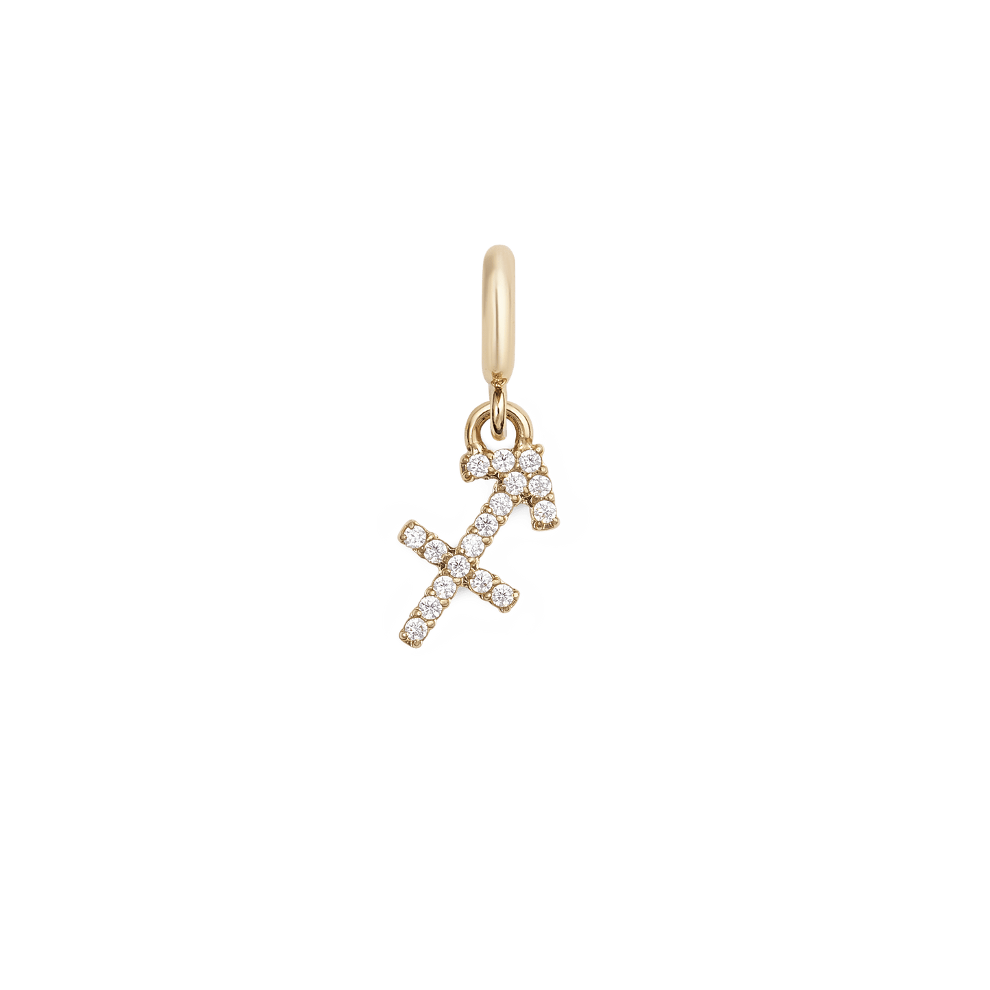 Zodiac Watch Charm Gold