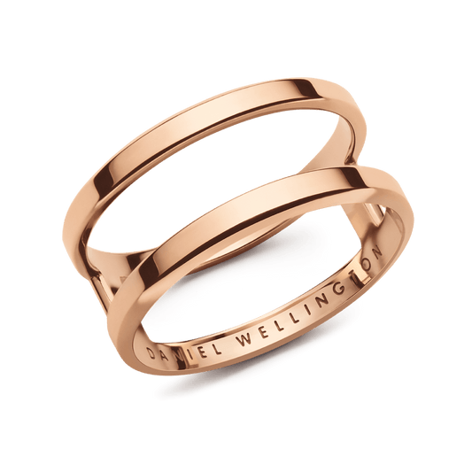 Elan Dual Ring Rose Gold