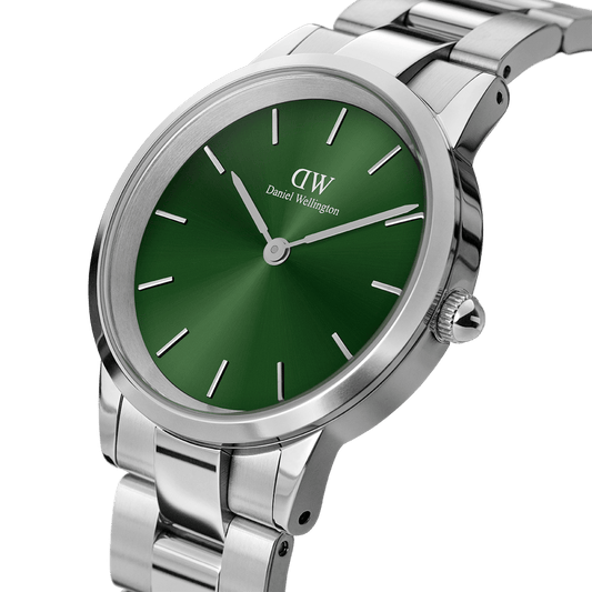 Iconic Link Emerald Silver