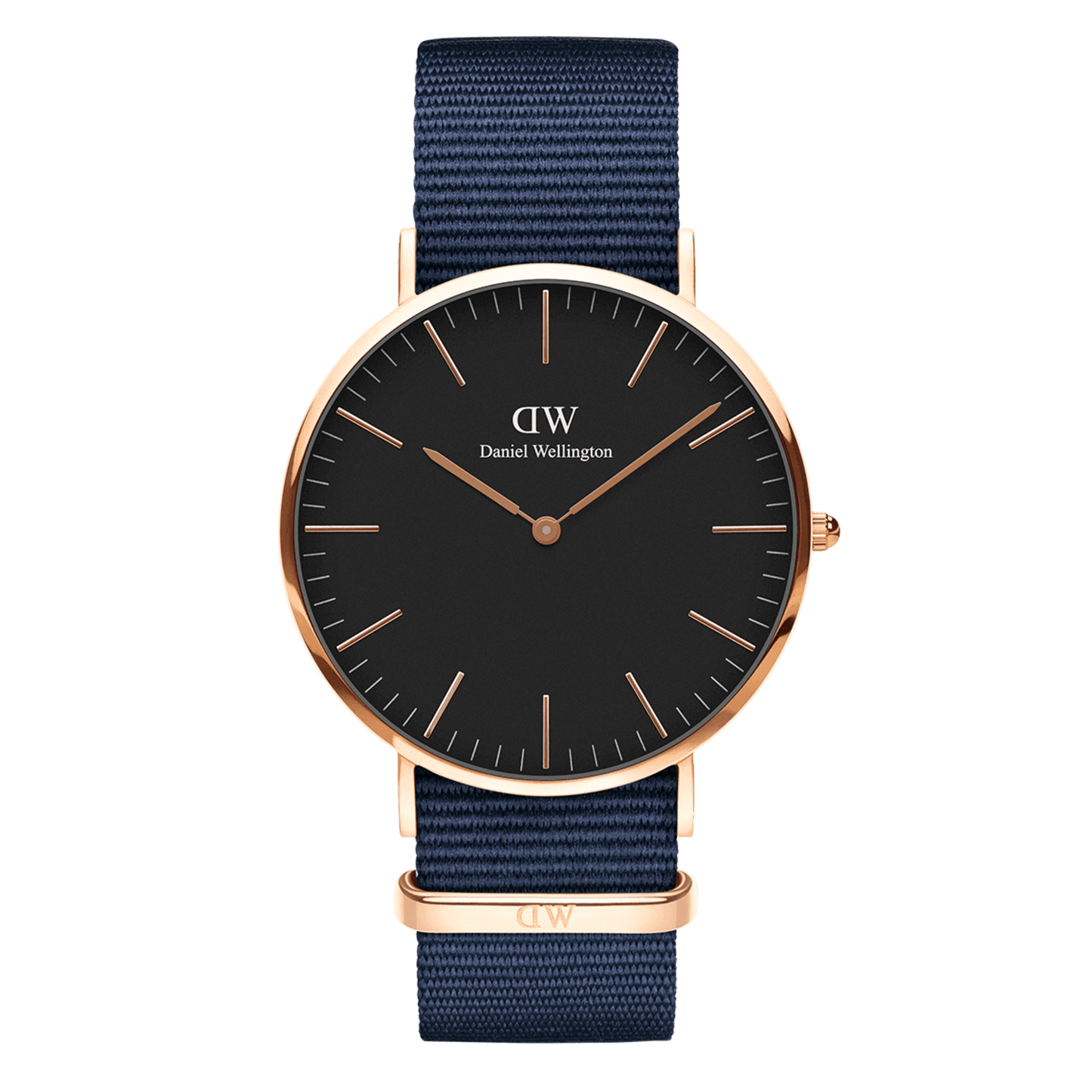 Classic Bayswater Black Rose Gold