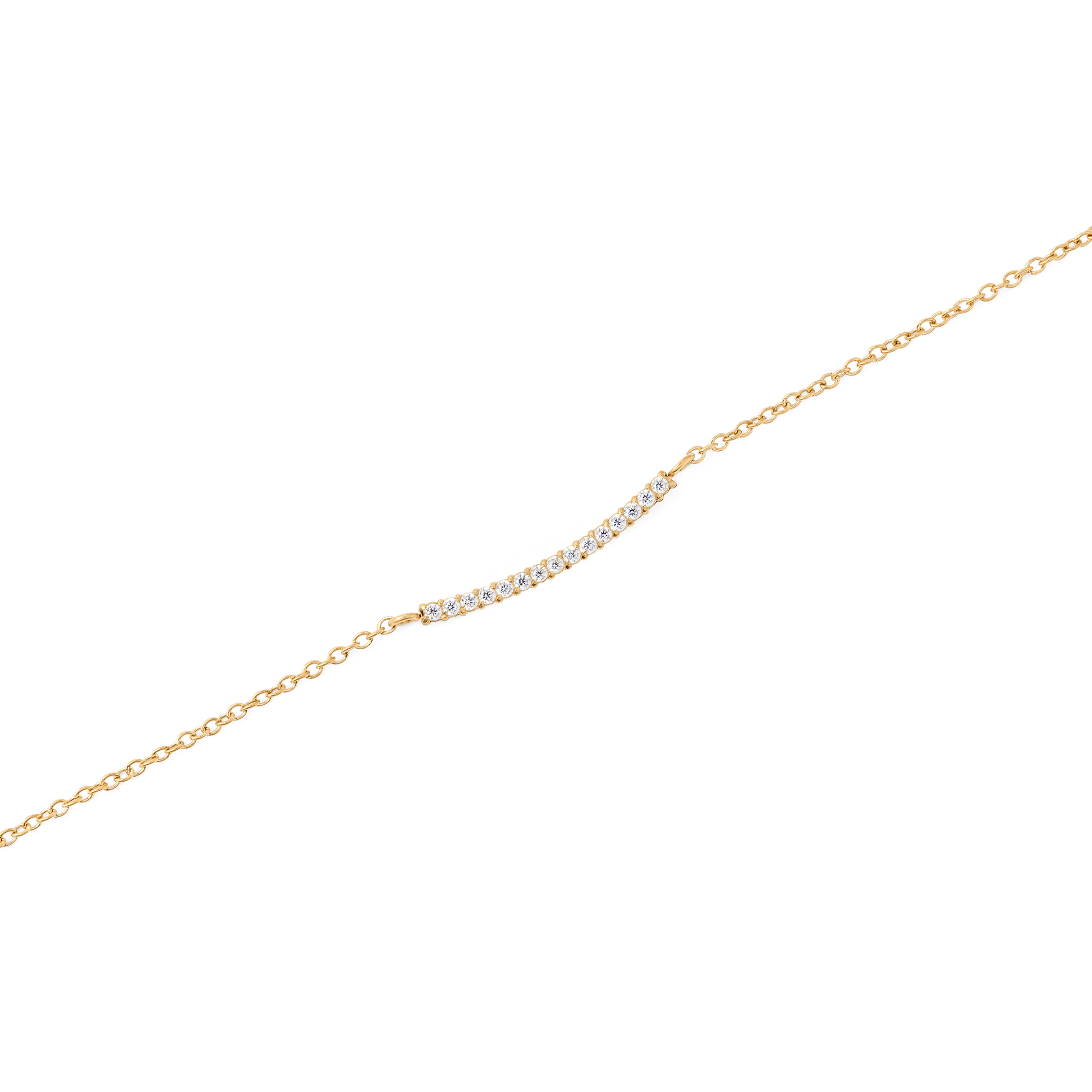 Mirelle Eternity Necklace Gold