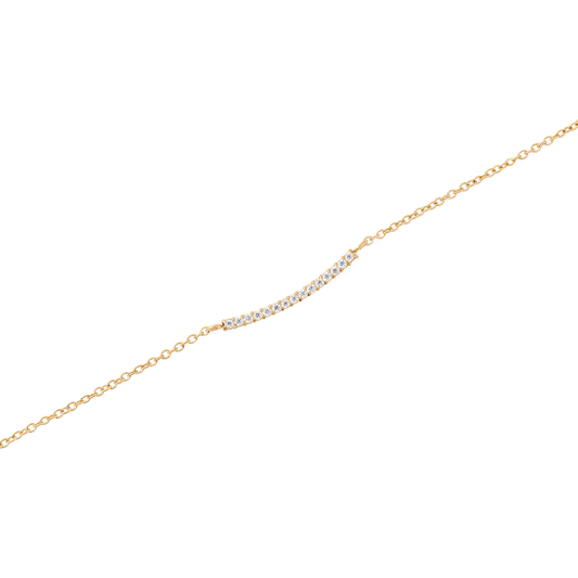 Mirelle Eternity Necklace Gold
