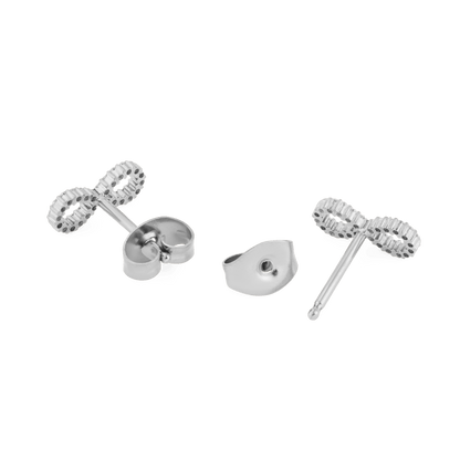Mirelle Infinity Earrings Silver