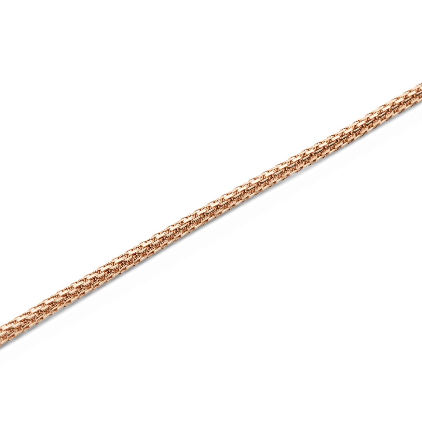 Tide Mesh Necklace Rose Gold 1.8