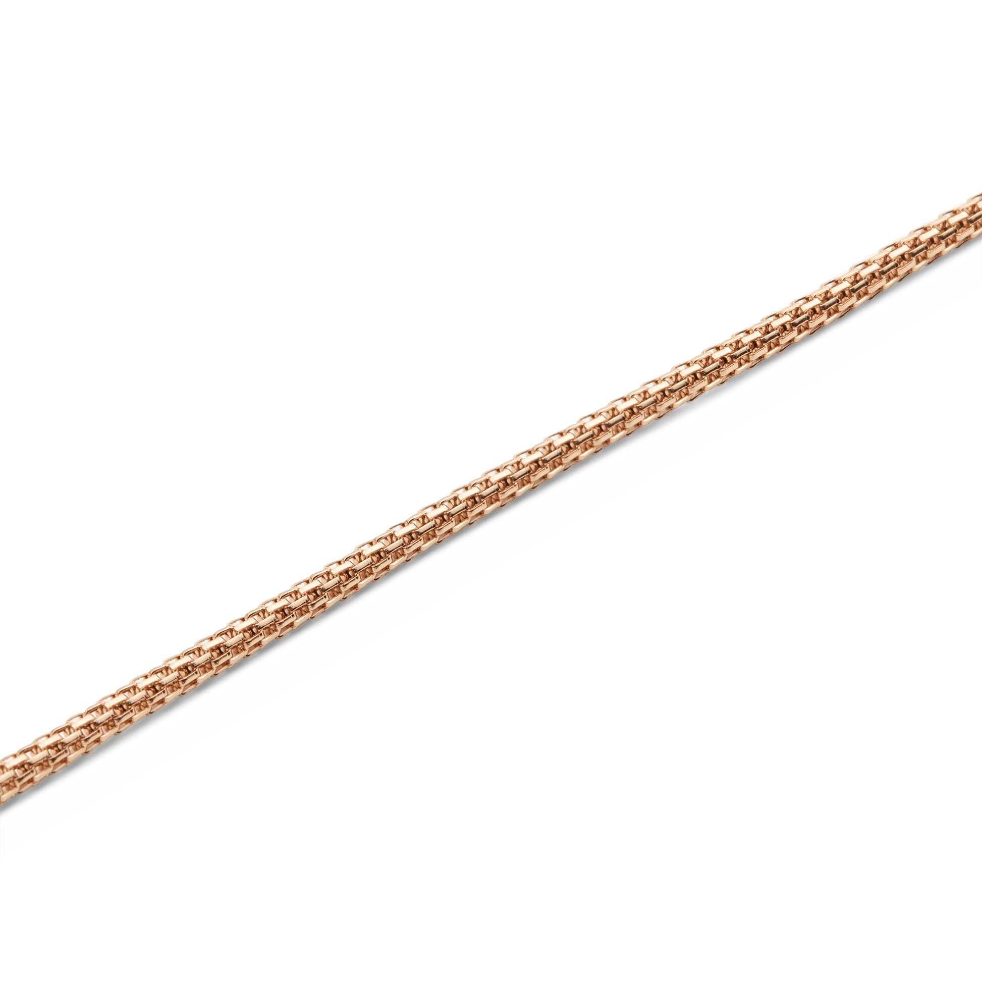 Tide Mesh Necklace Rose Gold 1.8