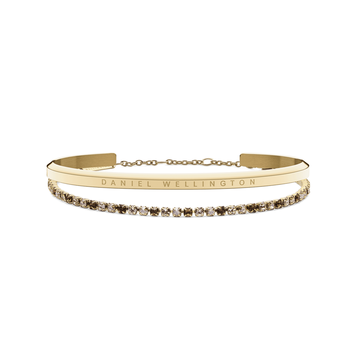 Classic Bracelet Gold & Tennis Bracelet Honey Combo Gold