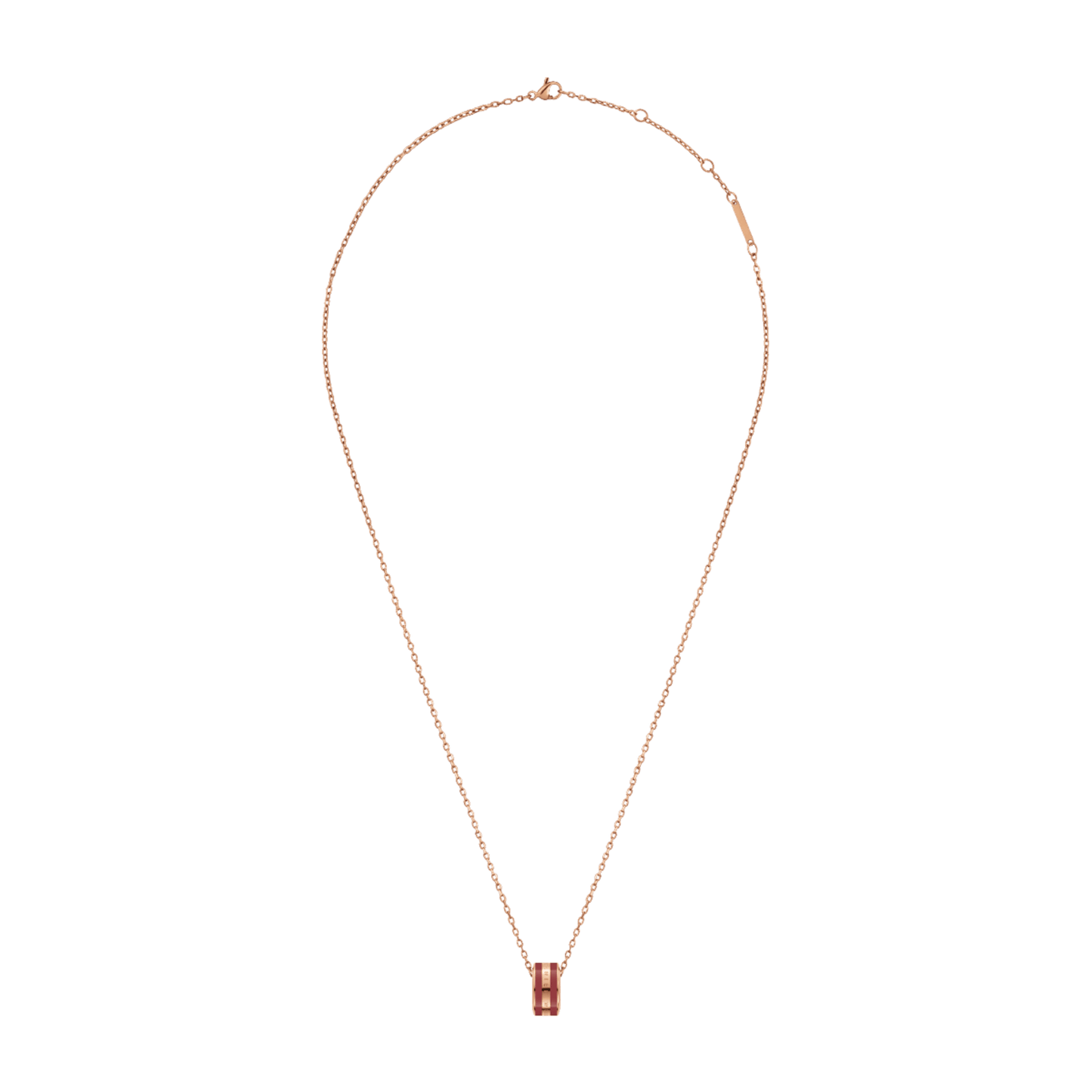 Emalie Necklace Cherry Blush Rose Gold